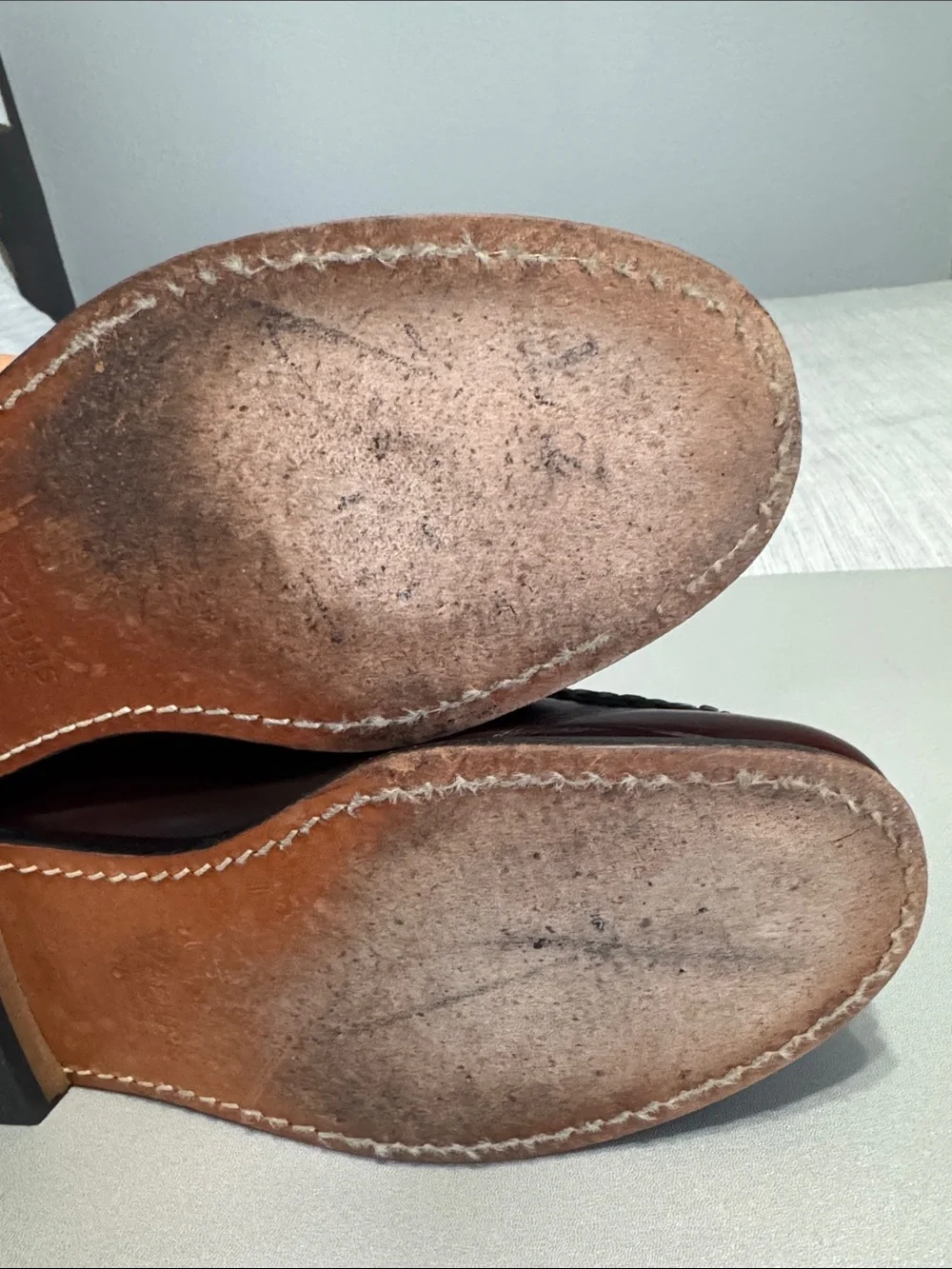 G.H. Bass Weejuns Leather Penny Loafers men’s 10 in Burgundy Oxblood